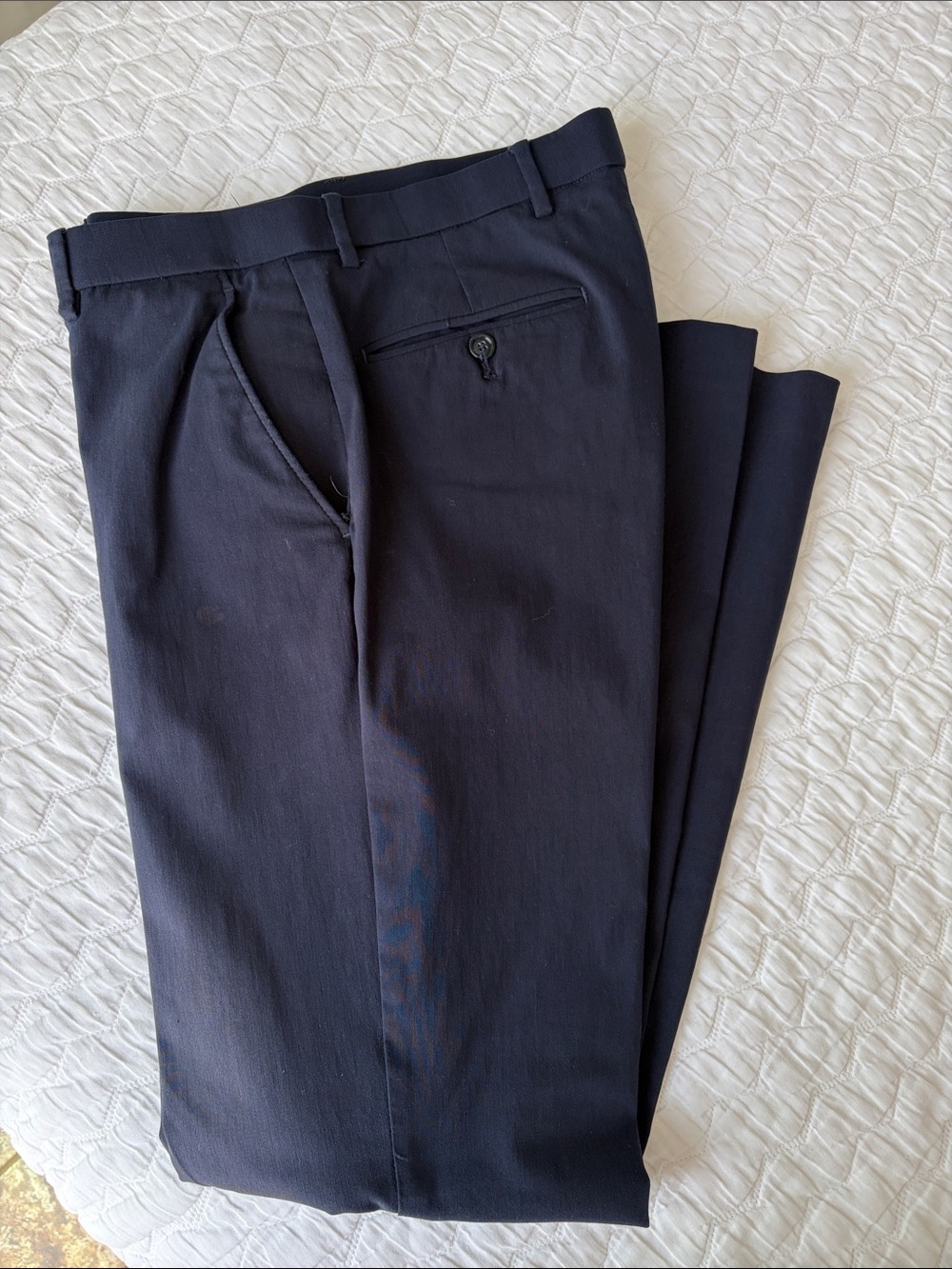 Tommy Hilfiger Men's Dark Navy Dress Pants